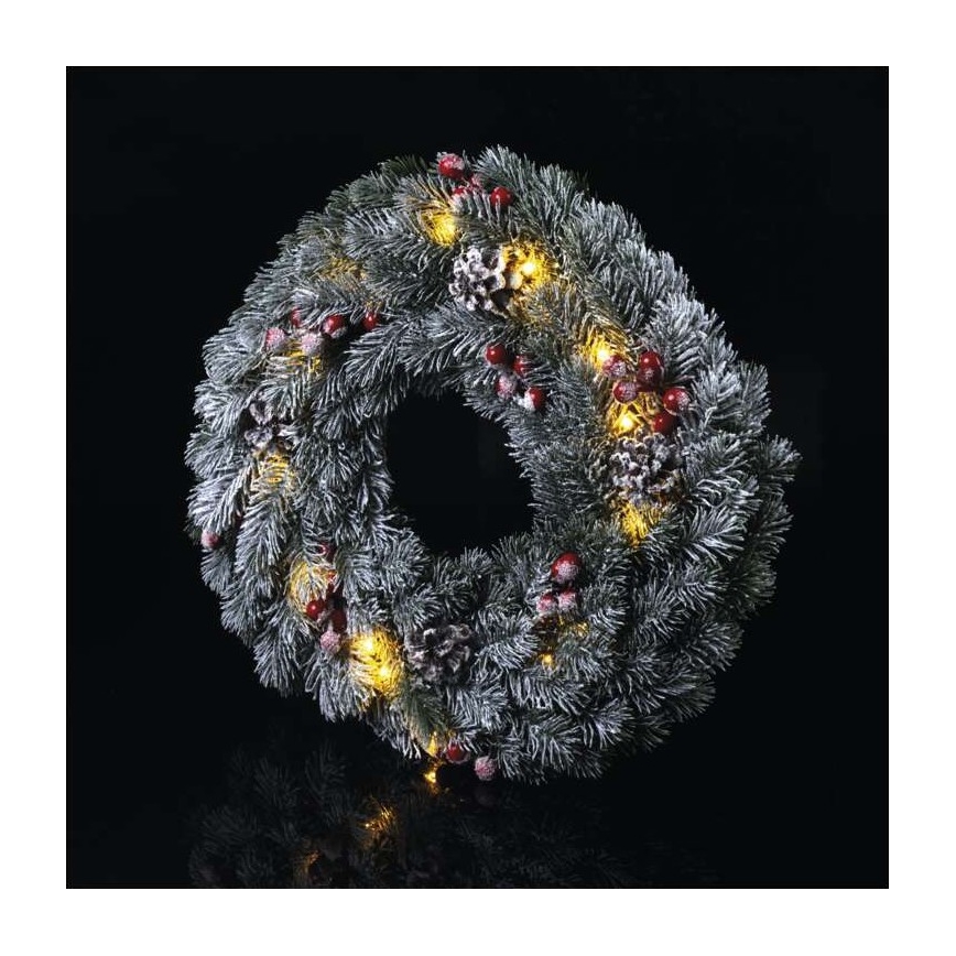 LED-Weihnachtsdekoration 20xLED/2xAA d. 38 cm