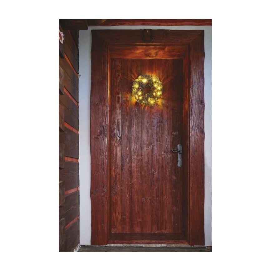 LED-Weihnachtsdekoration 20xLED/2xAA d. 38 cm