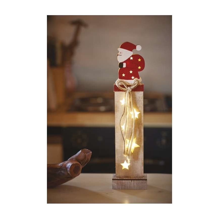 LED-Weihnachtsdekoration 7xLED/2xAA santa