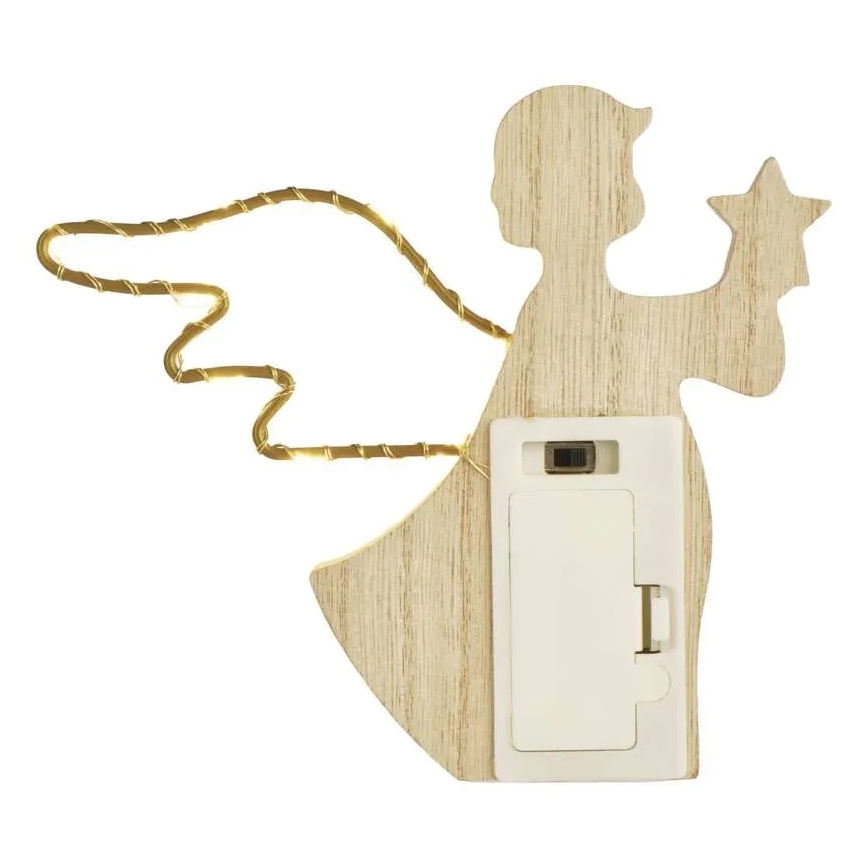 LED-Weihnachtsdekoration 8xLED/2xAAA Engel