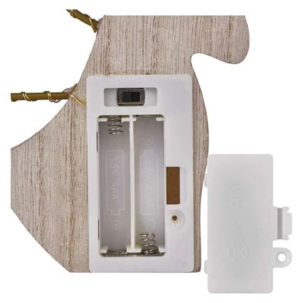 LED-Weihnachtsdekoration 8xLED/2xAAA Engel