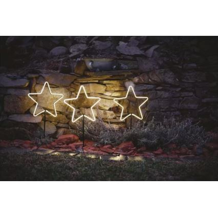 LED Weihnachtsdekoration für Außen 402xLED/3,6W/4,5/230V IP44 warm-weiβ
