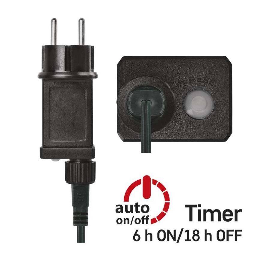 LED-Weihnachtsdekoration für den Außenbereich 40xLED/2,1W/230V IP44 Schneemann