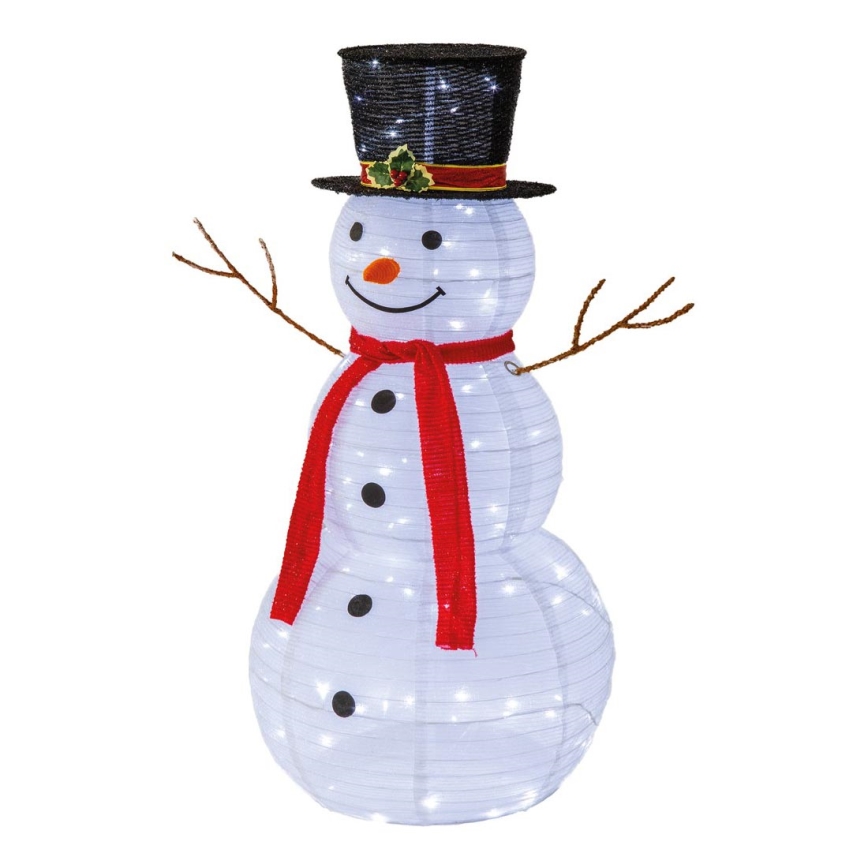 LED-Weihnachtsdekoration für den Außenbereich LED/1,4W/230V 90 cm IP44 Schneemann
