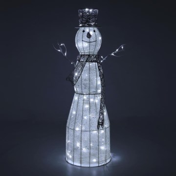 LED-Weihnachtsdekoration für den Außenbereich LED/3,6W/230V/kaltweiß 124 cm IP44 Schneemann
