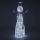 LED-Weihnachtsdekoration für den Außenbereich LED/3,6W/230V/kaltweiß 124 cm IP44 Schneemann
