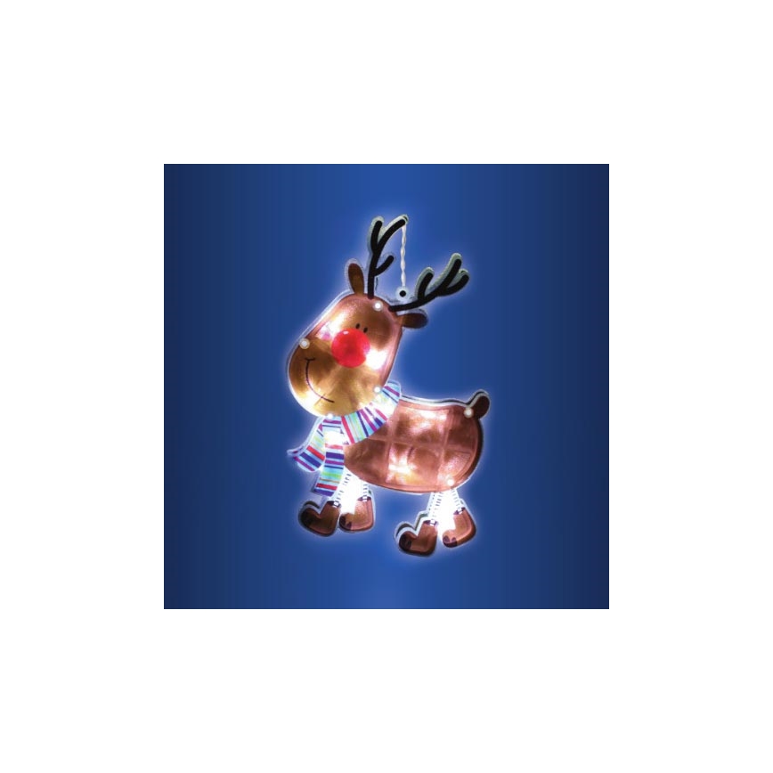 LED Weihnachtsdekoration ins Fenster 10xLED/3xAAA