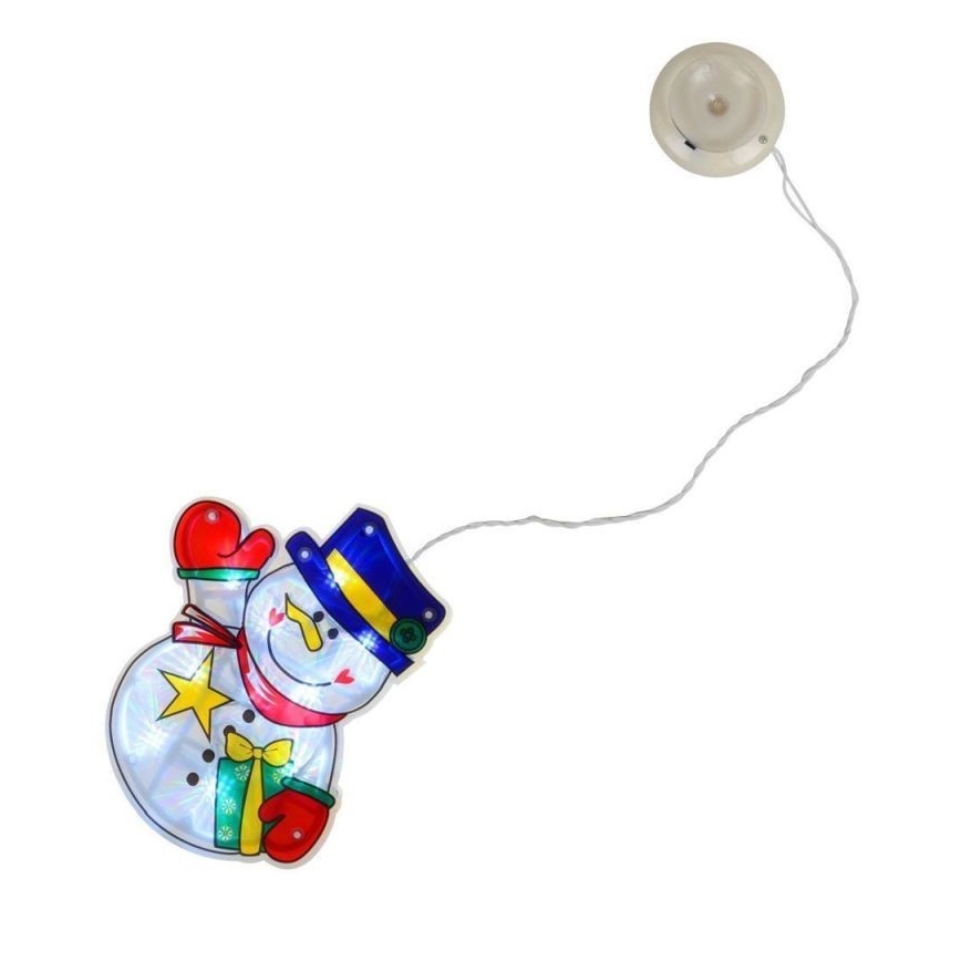 LED Weihnachtsdekoration ins Fenster 10xLED/3xAAA