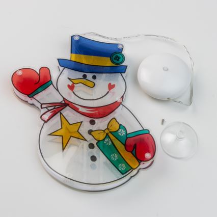 LED Weihnachtsdekoration ins Fenster 10xLED/3xAAA