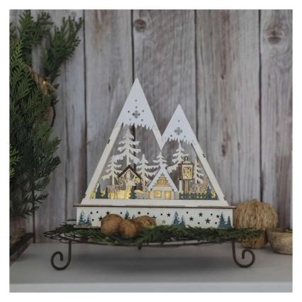 LED Weihnachtsdekoration LED/0,6W/2xAA Weihnachtslandschaft