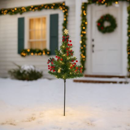 LED-Weihnachtsdekoration LED/1W/230V 75 cm IP44 grün