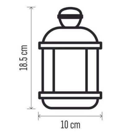 LED Weihnachtsdekoration LED/1xCR2032 warmweiß