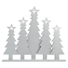 LED-Weihnachtsdekoration LED/2xAAA Bäume