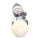 LED-Weihnachtsdekoration LED/2xLR44/warmweiβ Schneemann mit Schneeball