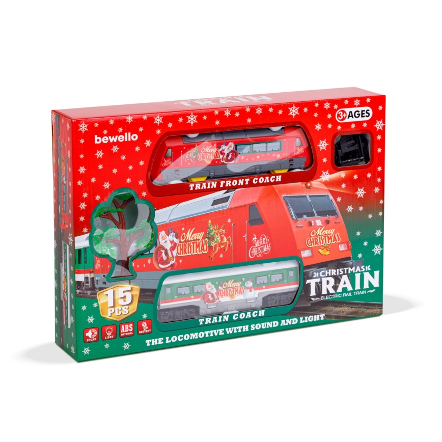 LED-Weihnachtsdekoration LED/3xAA Ø 70 cm Zug für unter den Weihnachtsbaum