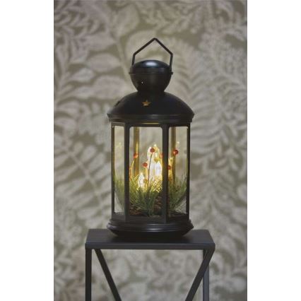 LED Weihnachtsdekoration LED/3xAAA schwarz