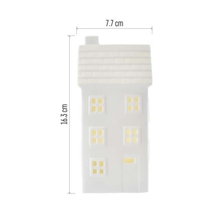 LED-Weihnachtsdekoration LED/CR2032 Häuschen