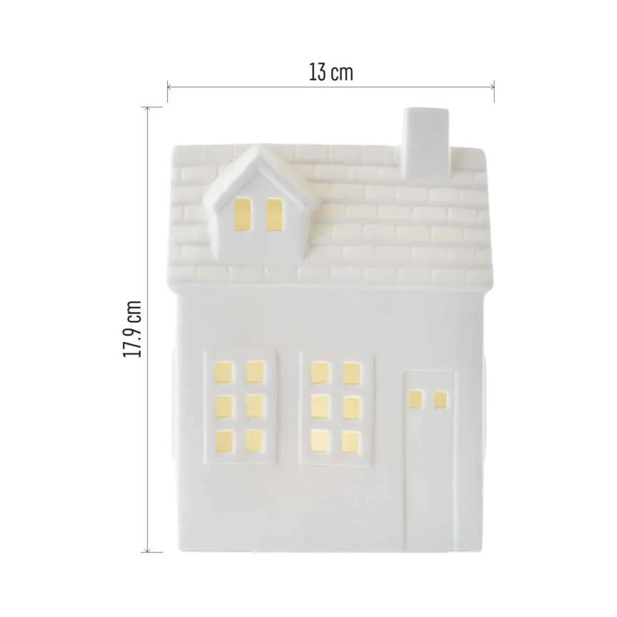 LED Weihnachtsdekoration LED/CR2032 Häuschen