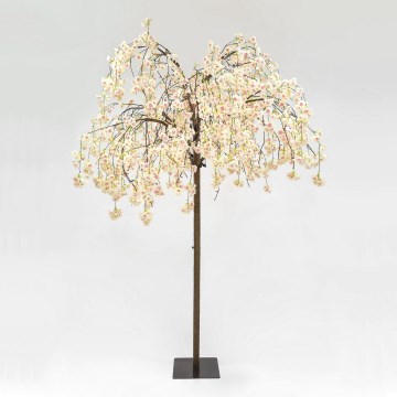 LED Weihnachtsdekorativer künstlicher Baum CHERRY TREE 288xLED/230V 2,5 m Kirsche