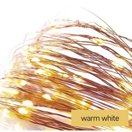 LED Weihnachtskette 20xLED/2,4m warmweiß