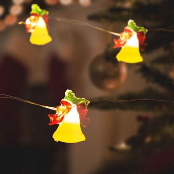 LED-Weihnachtskette 20xLED/2xAA 2,2 m warmweiß