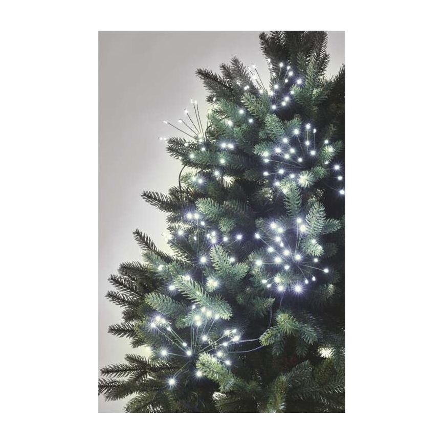 LED-Weihnachtskette 450 LEDs 8+3 m kaltweiß