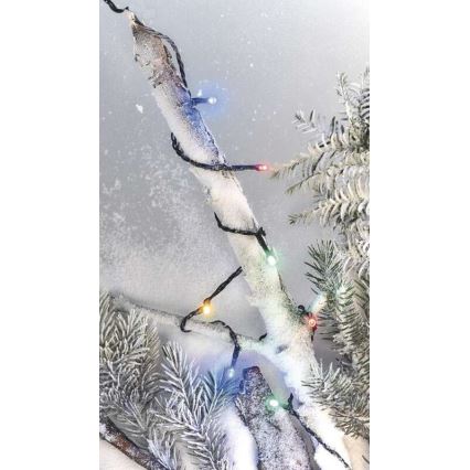 LED Weihnachtskette 50xLED/4m multicolor