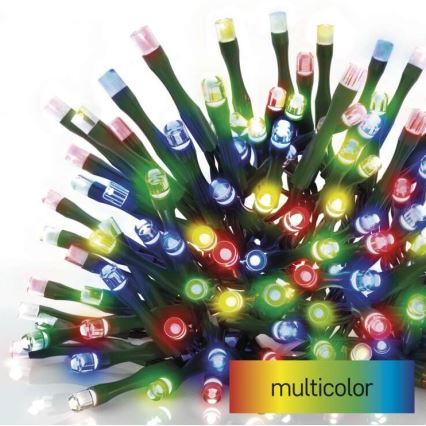 LED Weihnachtskette 50xLED/4m multicolor