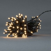 LED-Weihnachtskette 96xLED/7 Funktionen/3xAA 7,7m IP44 warmweiß