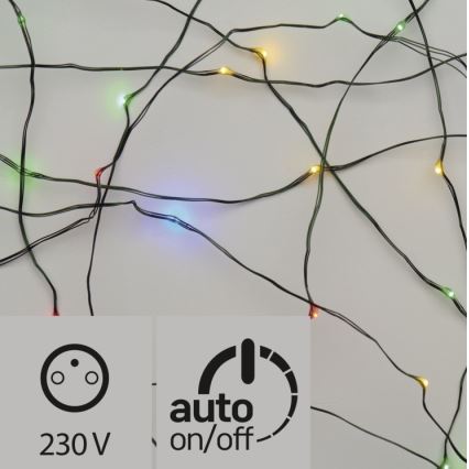 LED-Weihnachtskette für den Außenbereich 15 m 150xLED/3,6W/230V IP44