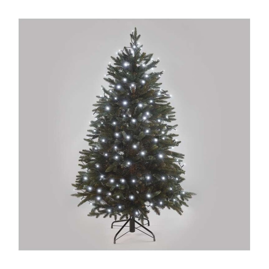 LED-Weihnachtskette für den Außenbereich 180xLED/8 Modi 23m IP44 kaltweiß