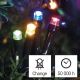LED-Weihnachtskette für den Außenbereich 180xLED/8 Modi 23m IP44 multicolor