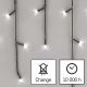 LED-Weihnachtskette für den Außenbereich 200xLED/8 Modi 8,6m IP44 kaltweiß