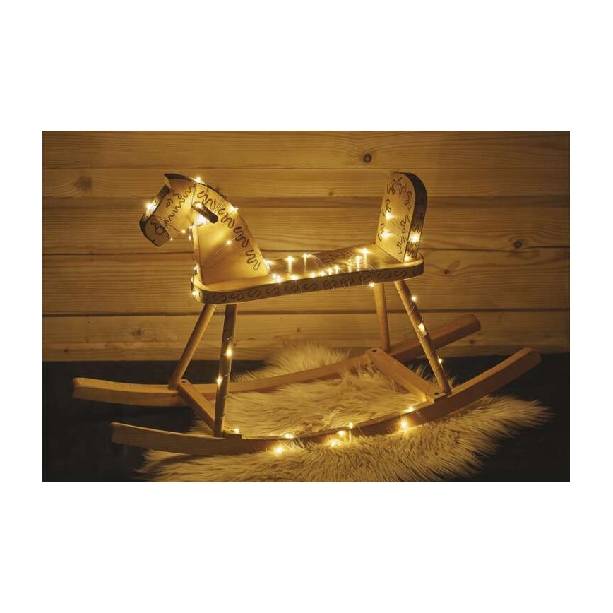 LED-Weihnachtskette für den Außenbereich 40xLED/9m IP44 warmweiß