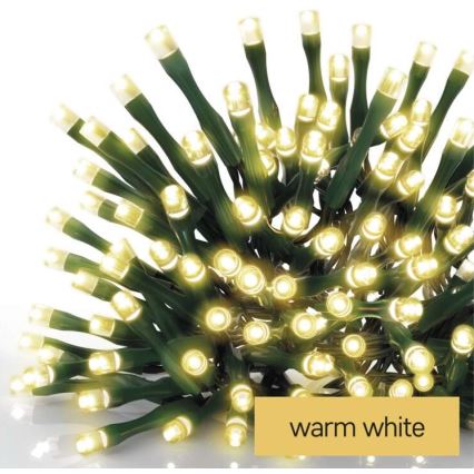 LED-Weihnachtskette für den Außenbereich 40xLED/9m IP44 warmweiß