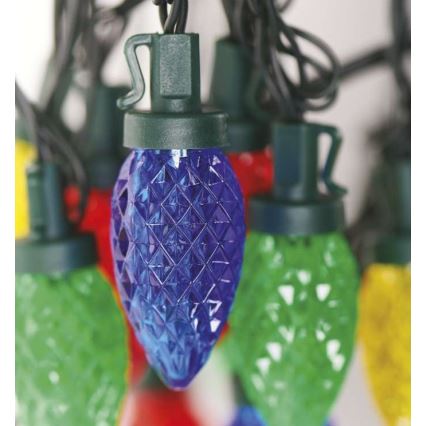 LED-Weihnachtskette für den Außenbereich 50xLED/8 Modi 14,8m IP44 multicolor