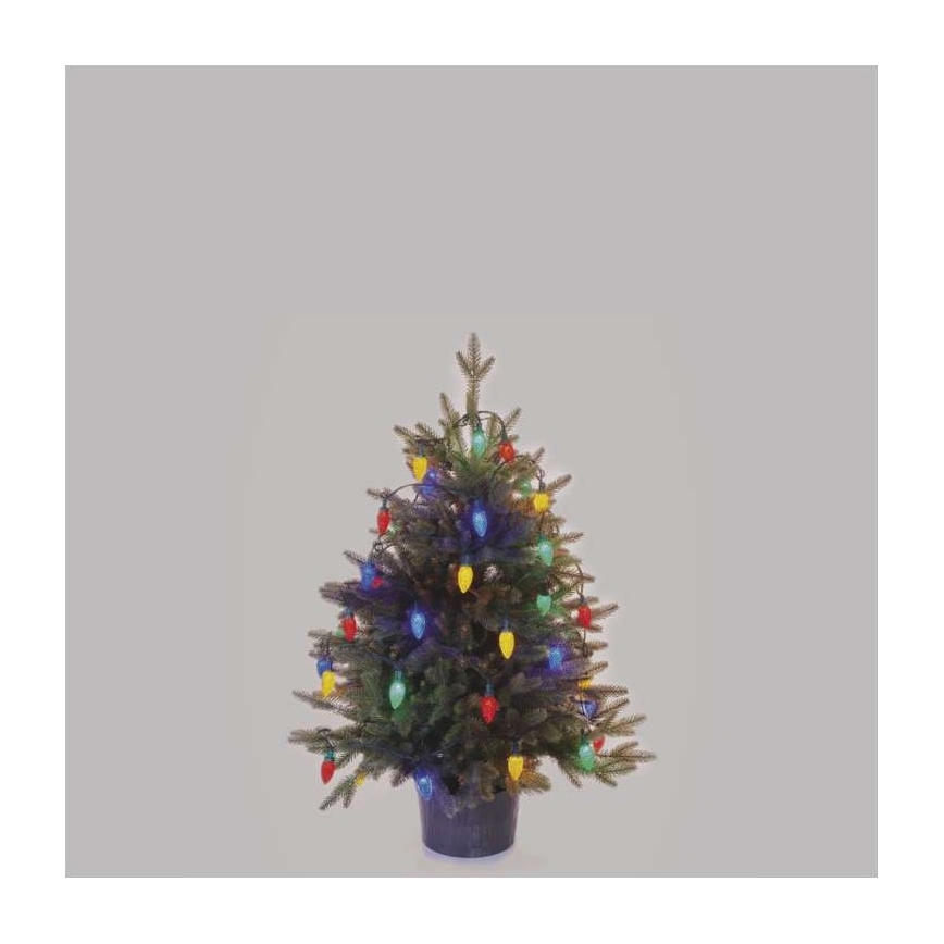 LED-Weihnachtskette für den Außenbereich 50xLED/8 Modi 14,8m IP44 multicolor