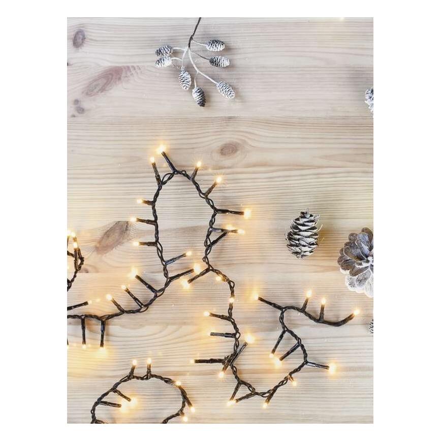 LED-Weihnachtskette für den Außenbereich 600xLED/17m IP44 vintage