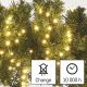 LED-Weihnachtskette für den Außenbereich 600xLED/17m IP44 warmweiß