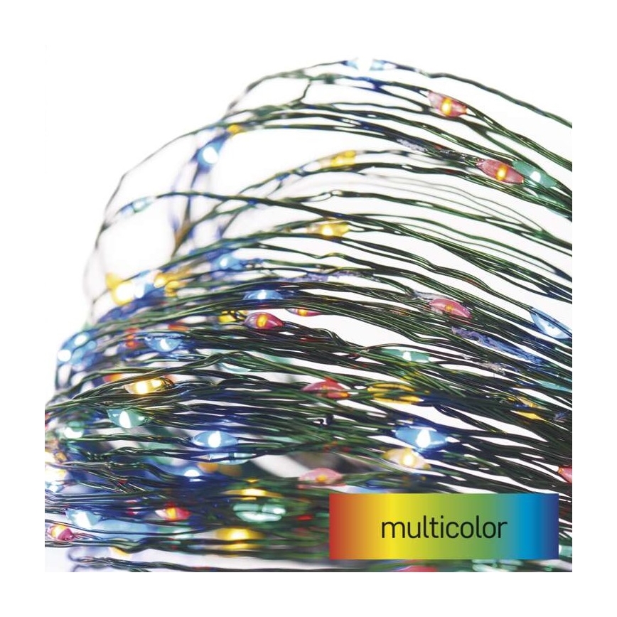 LED-Weihnachtskette für den Außenbereich 75xLED/12,5m IP44 multicolor