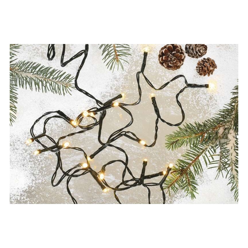 LED-Weihnachtskette für den Außenbereich 80xLED/13m IP44 vintage