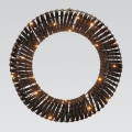 LED-Weihnachtskranz 30xLED/3xAA Ø 40 cm warmweiß Kranz/schwarz