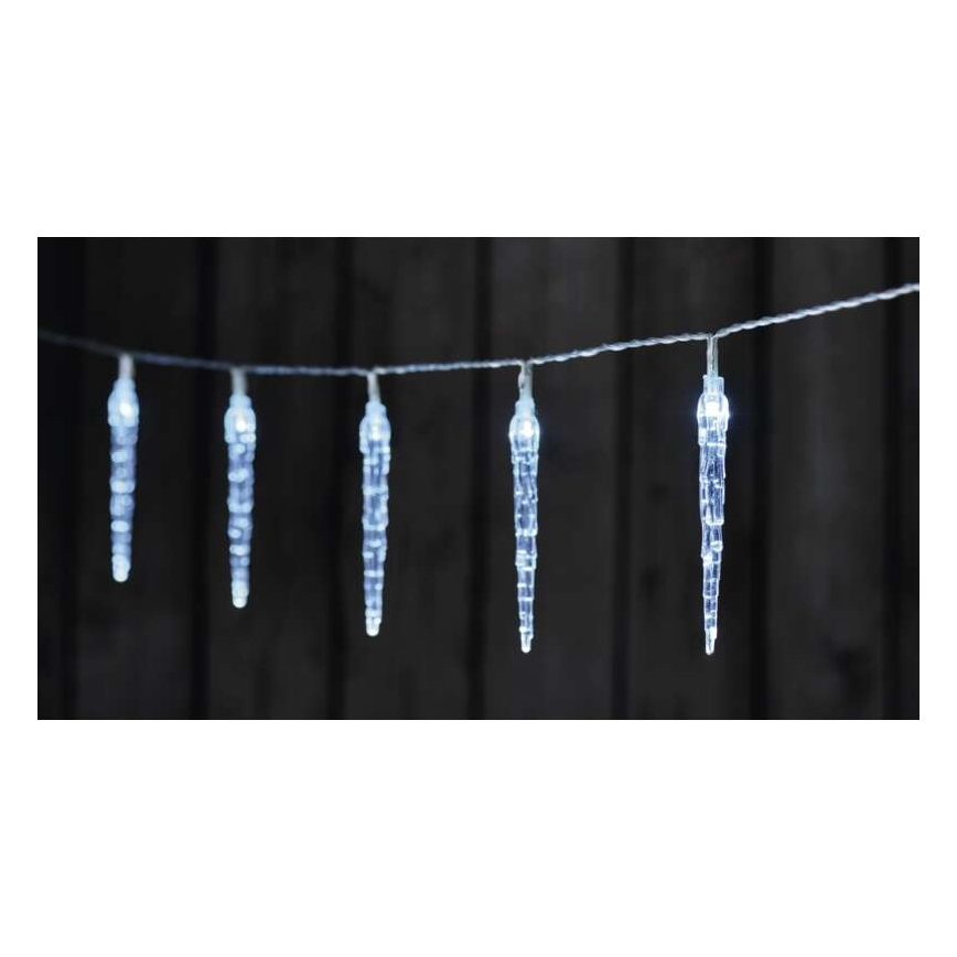 LED-Weihnachtslichterkette 10xLED/2xAA 1,65m