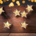 LED-Weihnachtslichterkette 10xLED/2xAA 1,8m warmweiβ