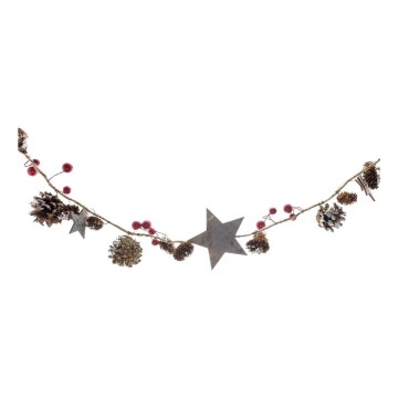 LED-Weihnachtslichterkette 10xLED/3xAA 2,5 m warmweiß