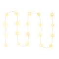 LED Weihnachtslichterkette 20xLED/2xAA 2,3m warmweiß