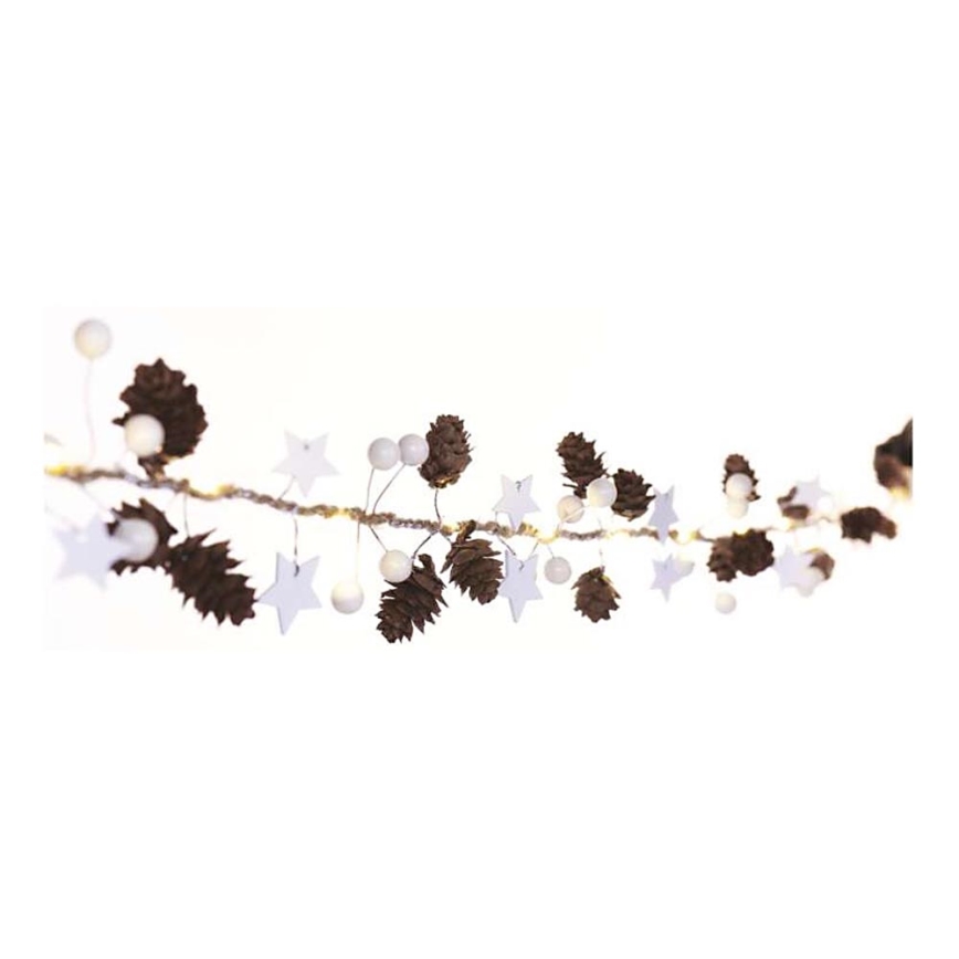 LED-Weihnachtslichterkette 20xLED/2xAA 2m