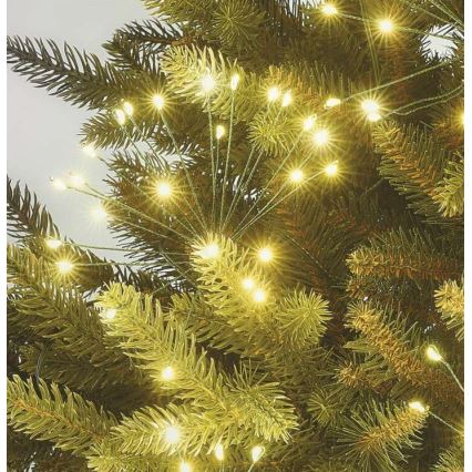 LED-Weihnachtslichterkette 300 LEDs 5,2+3 m warmweiß