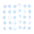 LED-Weihnachtslichterkette, 30xLED/3xAA, 3,3 m, kaltweiß