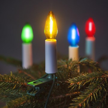 LED-Weihnachtslichterkette FELICIA FILAMENT 16xLED 13,5m mehrfarbig, Hergestellt in Tschechien